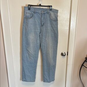 SHEIN Men's Light Blue Jeans